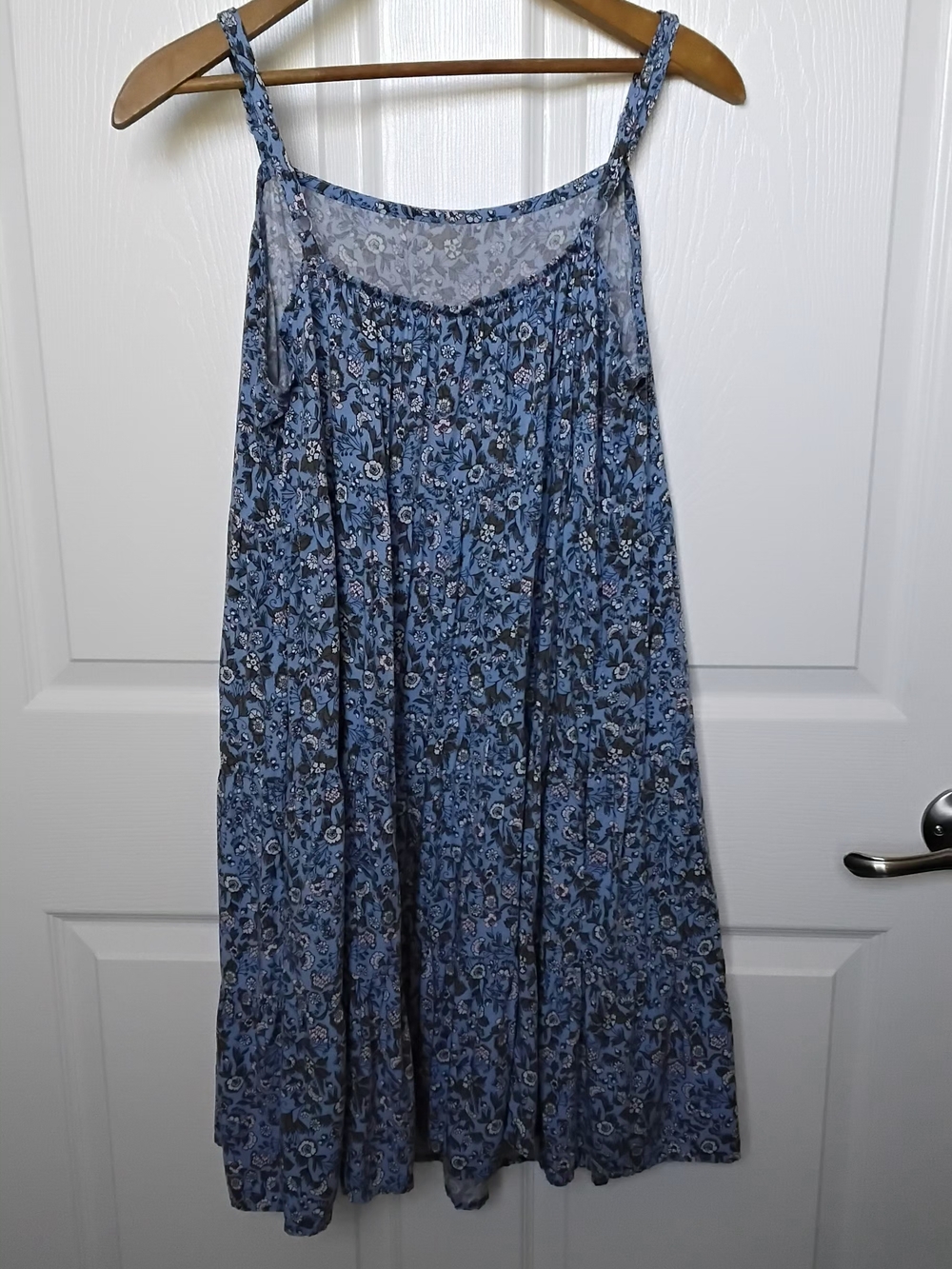 Old Navy Blue Floral Sundress Size L